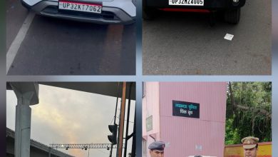 पॉलिटेक्निक चौराहे पर चला पुलिस का डंडा, नियम तोड़ने वालों में मचा हड़कंप!