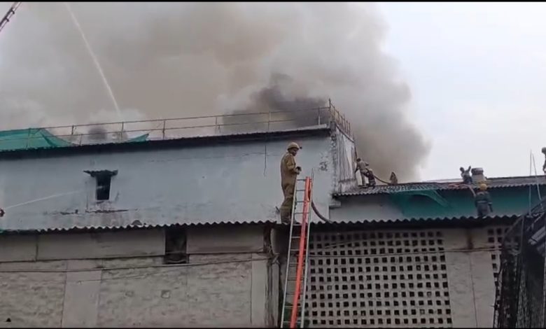 कोल्ड स्टोरेज में लगी भीषण आग, लाखों का माल स्वाहा, दस घंटे से धधक रहीं लपटें