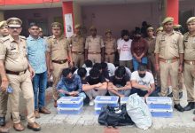 लखनऊ में अंतरराष्ट्रीय साइबर ठगी कॉल सेंटर का भंडाफोड़, 16 गिरफ्तार